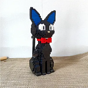 Kiki's Delivery Service Ghibli Black Cat Shiba Inu Corgi Pet Brick Toys
