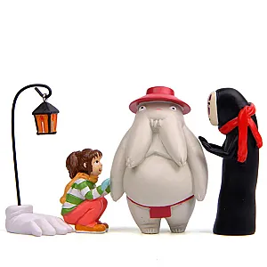 Studio Ghibli Winter Spirited Away No Face Man Action Figures Toys