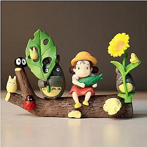 Grass Flower Totoro Stacking DIY Figure Set
