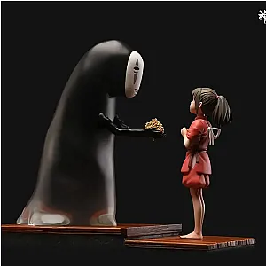 12cm Spirited Away Ogino Chihiro No Face Man Action Figure Statue Toys