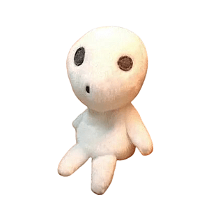 15cm White Kodama Ghibli Princess Mononoke Spirit Plush