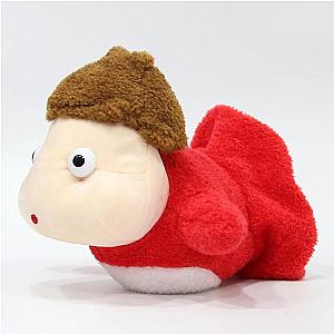 10-20cm Red Ponyo On the Cliff Fish Girl Ghibli Cute Stuffed Plush