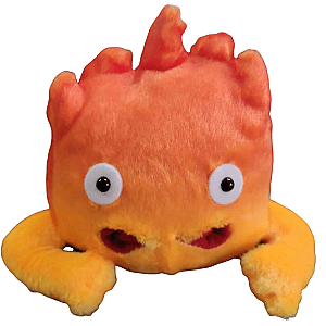 20cm Orange Calcifer Howl’s Moving Castle Studio Ghibli Plush