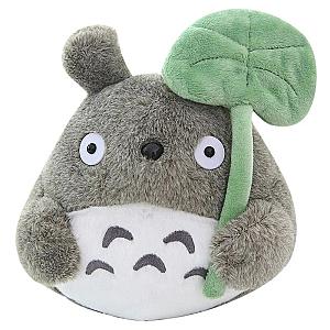 22-32CM Grey Totoro With Leaf Cartoon My Neighbor Totoro Ghibli Plush