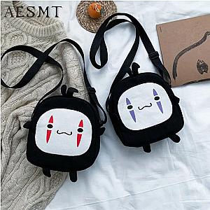 Anime Spirited Away Cute No Face Man Ghibli Plush Bag