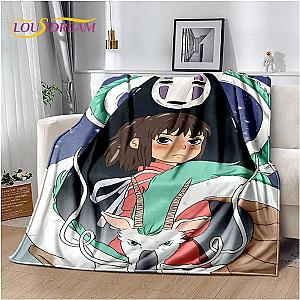 Ghibli Spirited Away No Face Cartoon Anime Blanket