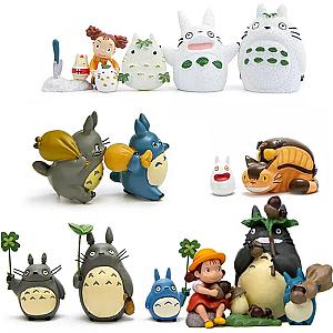 Ghibli Totoro Mononoke Fairy Garden Action Figures Toys