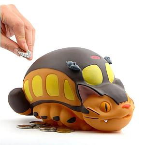 Ghibli My Neighbor Totoro Cat Bus Piggy Bank Action Figure Toy