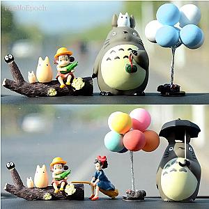 Studio Ghibli Anime Totoro Balloon Car Interior Ornaments Action Figures Toys