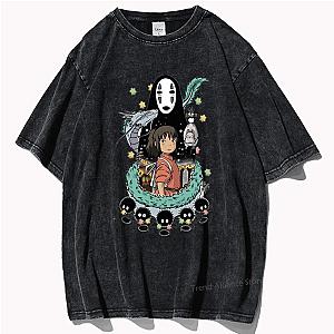 Ghibli Studio Anime Totoro 90s Manga Graphic T Shirt