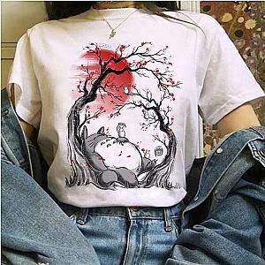 Studio Ghibli Totoro Cartoon Woman T-shirts