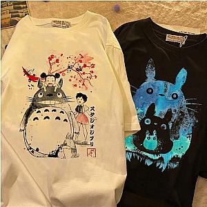 Totoro Studio Ghibli Anime Print T Shirt