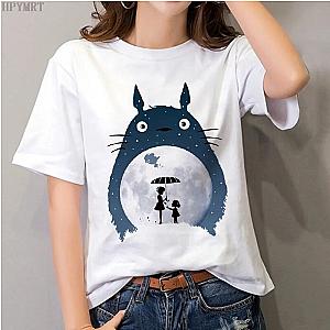 Ghibli Studio Totoro Cartoon Print T-shirts