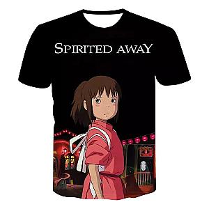 Spirited Away Ghibli Studio Japanese Anime Ogino Chihiro 3D T-shirt