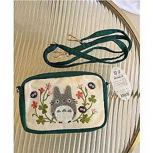 Ghibli Cute Totoro Cartoon Canvas Shoulder Bag