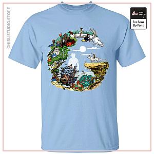 Ghibli Movie Circle T Shirt
