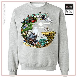 Ghibli Movie Circle Sweatshirt