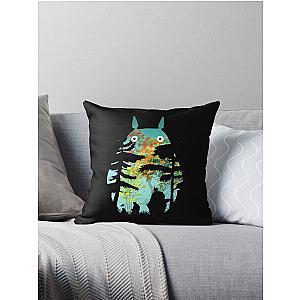 Ghibli Studio Pillows - Totoro & Friends Magic Throw Pillow