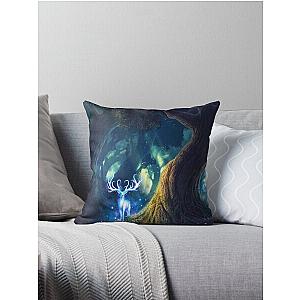 Ghibli Studio Pillows - Enchanted Forest Spirit Throw Pillow