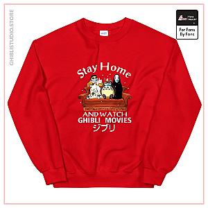 Stay Home and Watch Ghibli Movie Sweatshirt Unisex