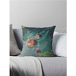 Ghibli Studio Pillows - Turtle Duck Serenity Throw Pillow