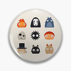 Ghibli Studio Pins - Ghibli Studio Icons Collection Pin