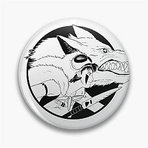 Ghibli Studio Pins - Mononoke’s Fierce Gaze Pin