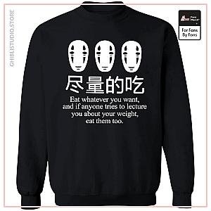 No Face Kaonashi Eat Whatever You Want Sweatshirt