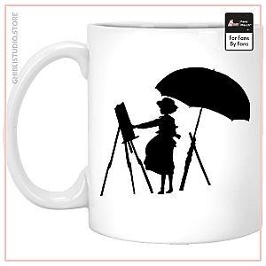 The Wind Rises Cutout Black &amp;amp; White Mug