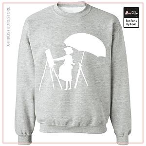The Wind Rises Cutout Black &amp;amp; White Sweatshirt