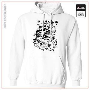 Customcat Howl's Castle in White Hoodie