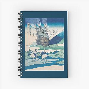 Ghibli Studio Notebooks - Anime Flowers in River Spiral Notebook
