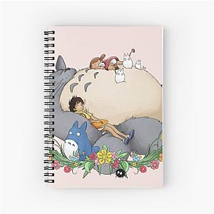 Ghibli Studio Notebooks - Retro Anime Japanese Train Spiral Notebook