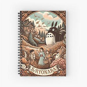 Ghibli Studio Notebooks - Howl’s Castle Japanese Mashup Spiral Notebook