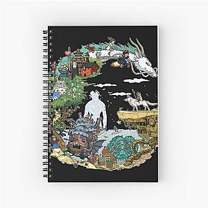 Ghibli Studio Notebooks - Friends in Fantasy Spiral Notebook