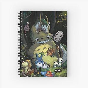 Ghibli Studio Notebooks - Princess Mononoke Majestic Spiral Notebook