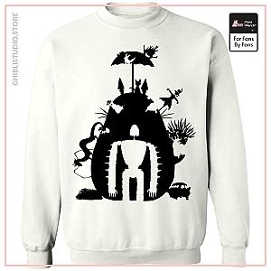 Studio Ghibli Black and White Art Compilation Sweatshirt Unisex