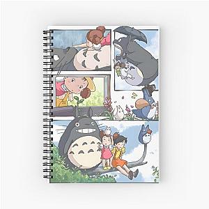 Ghibli Studio Notebooks - Cute Art Monster Flying Spiral Notebook