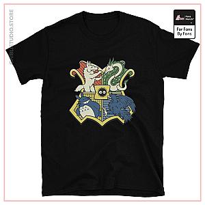 Studio Ghibli Characters As Hogwarts House T Shirt Unisex