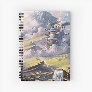 Ghibli Studio Notebooks - Moving Castle Spiral Notebook