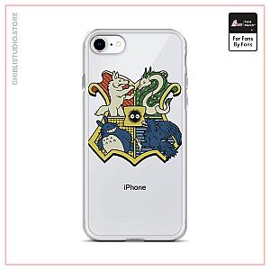 Studio Ghibli Characters As Hogwarts House iPhone Case