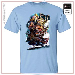 Howl's Moving Caslte on the Sky T Shirt