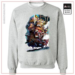 Howl's Moving Caslte on the Sky Sweatshirt