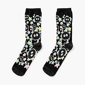 Ghibli Studio Socks - Minimal Speckled Designs Anime Socks