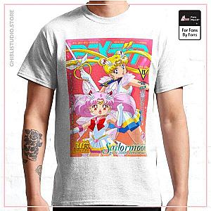 Sailor Moon T-Shirts - Sailor Moon Eternal Movie Animedia Animage Graphic Tee