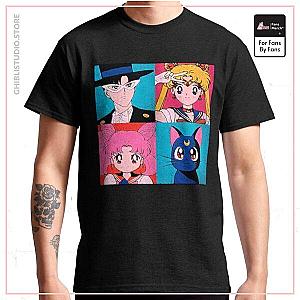 Sailor Moon T-Shirts - Sailor Moon Team Is Here Graphic Tee