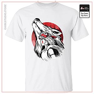 Princess Mononoke - Red Moon T Shirt