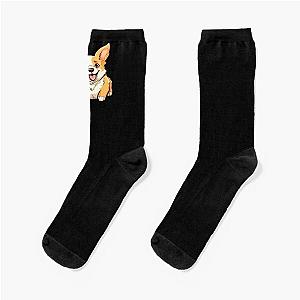 Ghibli Studio Socks - Adorable Corgi Puppy Anime Socks