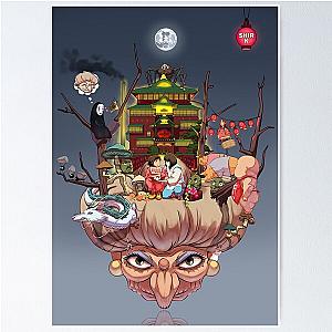 Ghibli Studio Posters - Spirited Away Dreamscape Fanart Poster