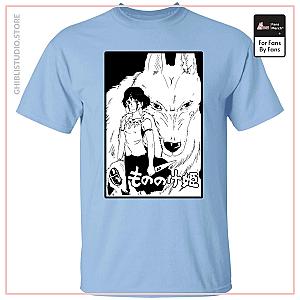 Princess Mononoke Black &amp;amp; White T Shirt Unisex
